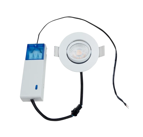 DRACO 6W LED Dim to warm 3000K to 2000K and CCT2 (3000K and 2000K) downlight
